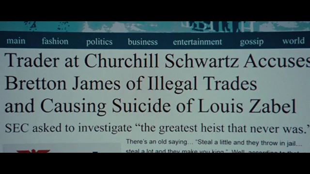Wall Street Money Never Sleeps clip — Wall Street Money Never Sleeps