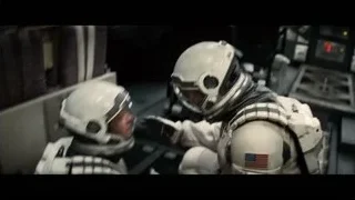 Astronaut in spaceship cockpit — Interstellar