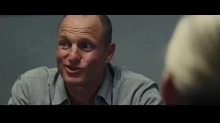 bald man in blue shirt explaining to older man — Now You See Me
