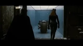 Batman and Catwoman with motorcycle — Batman: The Dark Knight Rises
