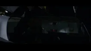 damaged car in dark garage — The Amazing Spider Man