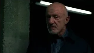 elderly bald man in dimly lit room — Breaking Bad