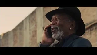 Elderly man talking on mobile phone — Now You See Me