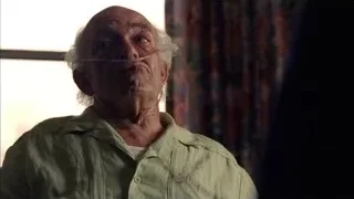 Elderly man with nose tube in a room — Breaking Bad