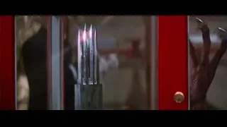 Hand reaching for bird from red door — Bruce Lee: Enter The Dragon