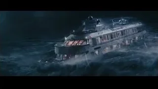 large boat in stormy sea at night — The Wolf Of Wall Street