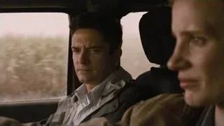 Man and woman in tense car conversation — Interstellar