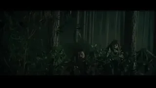 man and woman in tense dark forest — Harry Potter and the Goblet of Fire