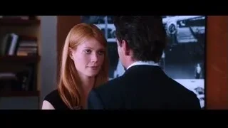 Man and woman looking at each other — Iron Man