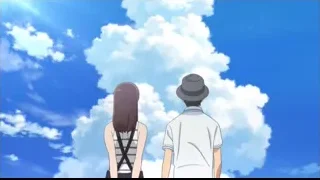 man and woman standing back to back on a hill — I Want To Eat Your Pancreas