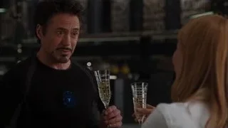 man and woman talking in a bar — The Avengers