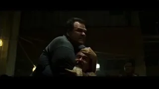 man holding another man in dark room — Fight Club