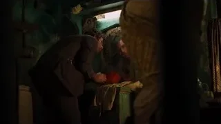 man in dark room cleaning floor — The Avengers