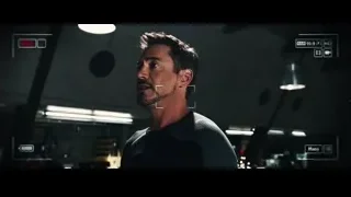 Man in gym with serious expression — Iron Man 3