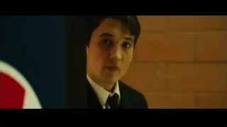 Man in suit drinking soda — Whiplash