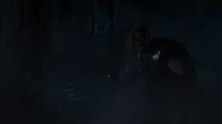 man in suit of armor in dark forest — The Avengers