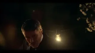 man in tuxedo deep in thought in dark room — Peaky Blinders