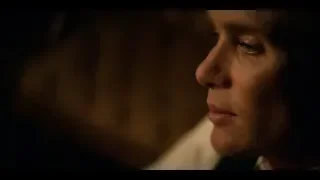 man with closed eyes in dimly lit room — Peaky Blinders