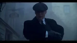 man with gun in foggy street — Peaky Blinders