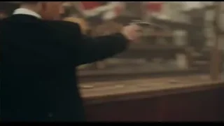 Men in suits in bar with guns — Peaky Blinders