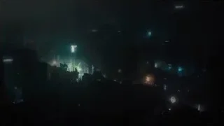 night view of futuristic cityscape — Blade Runner 2049