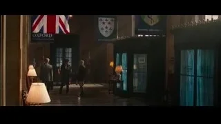 Oxford University building entrance — The Amazing Spider Man 2