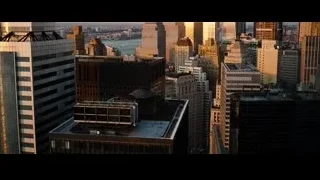Panoramic city skyline at sunset — Batman: The Dark Knight Rises
