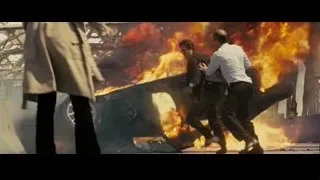 People running from burning car explosion — Now You See Me