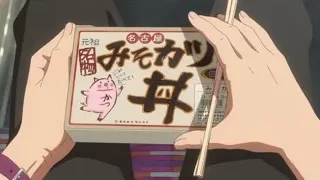 person holding box of ramen noodles — Your Name