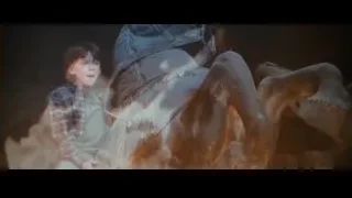 person in distress with fire and rubble — Harry Potter and the Philosophers Stone
