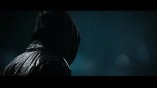 person in hooded jacket in dark room — Deadpool