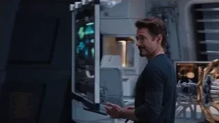 Robert Downey Jr. and Mark Ruffalo conversing — The Avengers