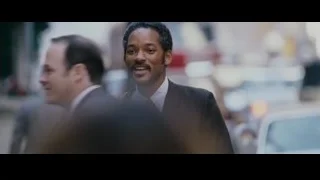 two men arguing on busy street — The Persuit of Happyness