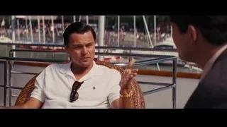 Two men conversing on a boat — The Wolf Of Wall Street