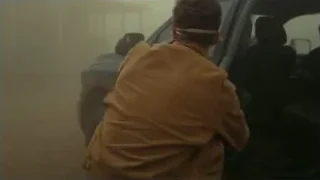two men in blue car — Interstellar