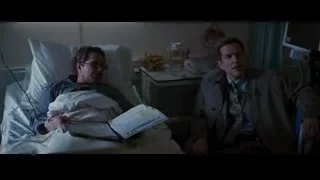 Two men in hospital room — Batman: The Dark Knight Rises