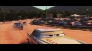 Vintage cars racing on dirt track — Cars 3