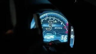 white sports car driving on wet highway — Sports Cars