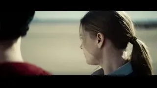 Woman's face with serious expression outdoors — Superman: Man of Steel