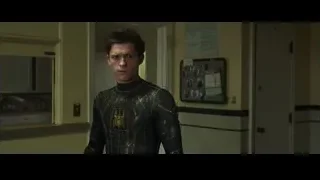 Young man in black and gold suit — Spiderman: No Way Home