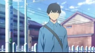 young man in blue shirt by blue fence — I Want To Eat Your Pancreas