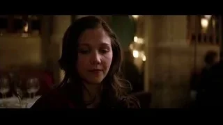young woman with eyes closed in dark room — Batman: The Dark Knight